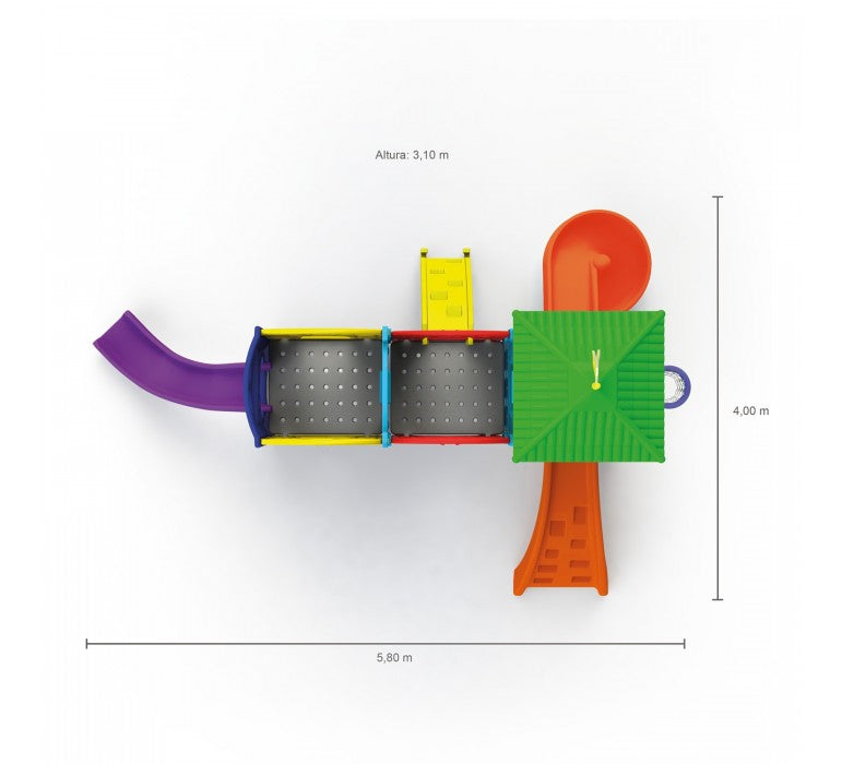 PlayGround Modular Future-Casas de Juego-Juegos de Patio-HBXX44-Hobby Market