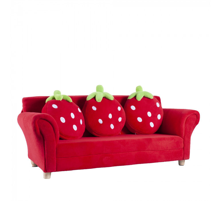 Sofa Frutilla Infantil-Sillones-Mobiliario Infantil - Muebles-HBQQ808-Hobby Market