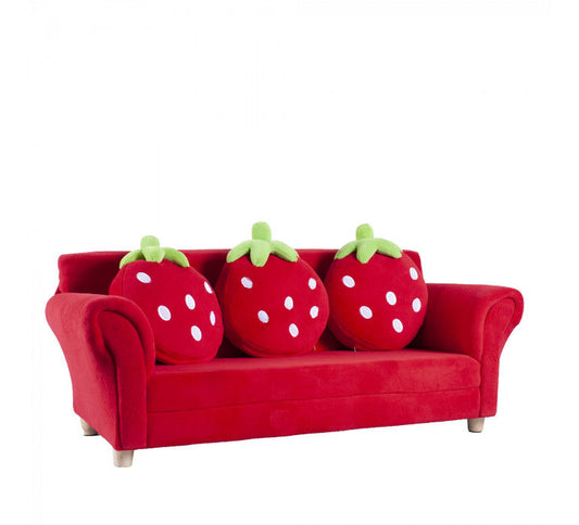 Sofa Frutilla Infantil-Sillones-Mobiliario Infantil - Muebles-HBQQ808-Hobby Market