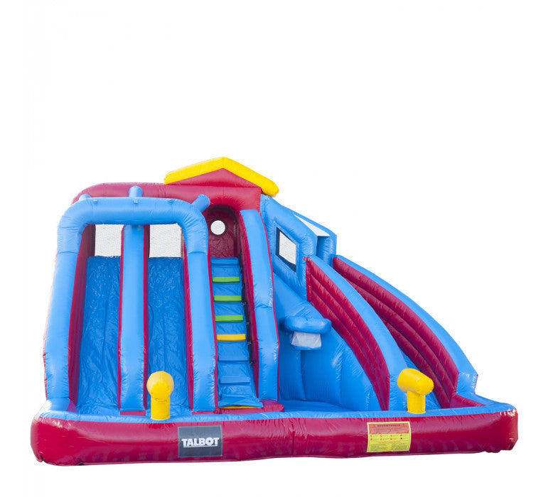 Tobogan Triple Acuatico 6x5-Tobgan Inflable Acuatico-Juegos Inflables Acuáticos-HBIL43-Hobby Market