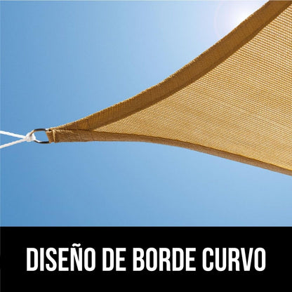 Toldo vela 120 gr/m2 3x3m