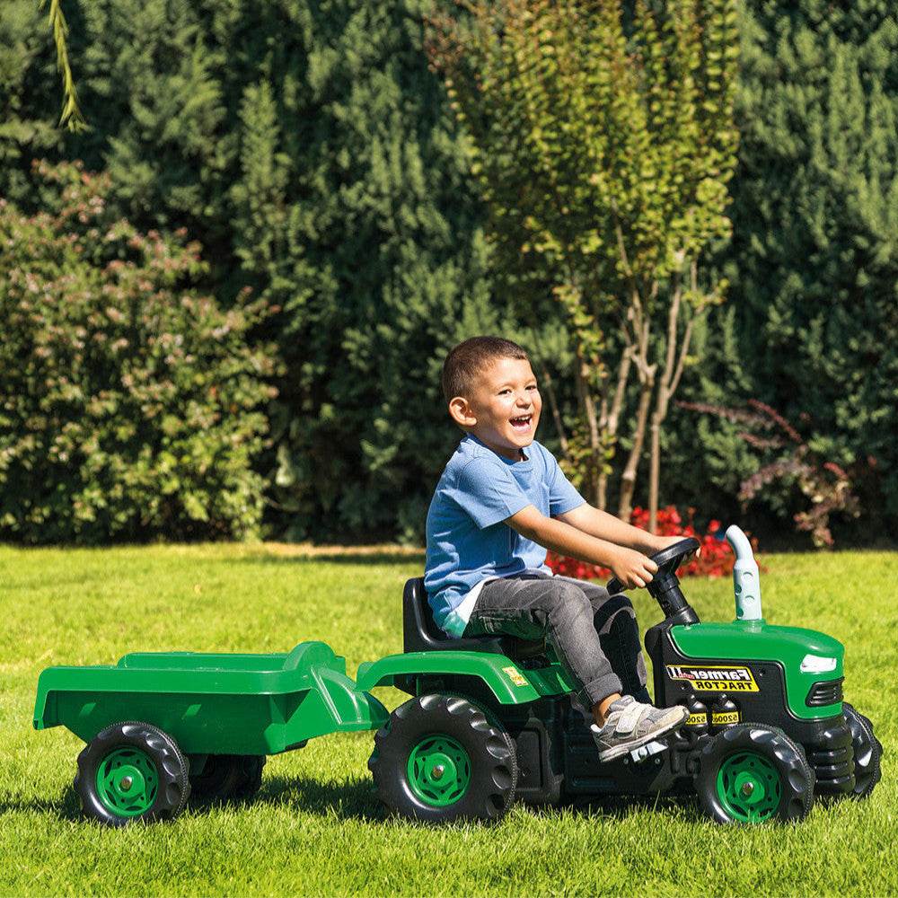 Tractor y Carro Verde - Hobby Market