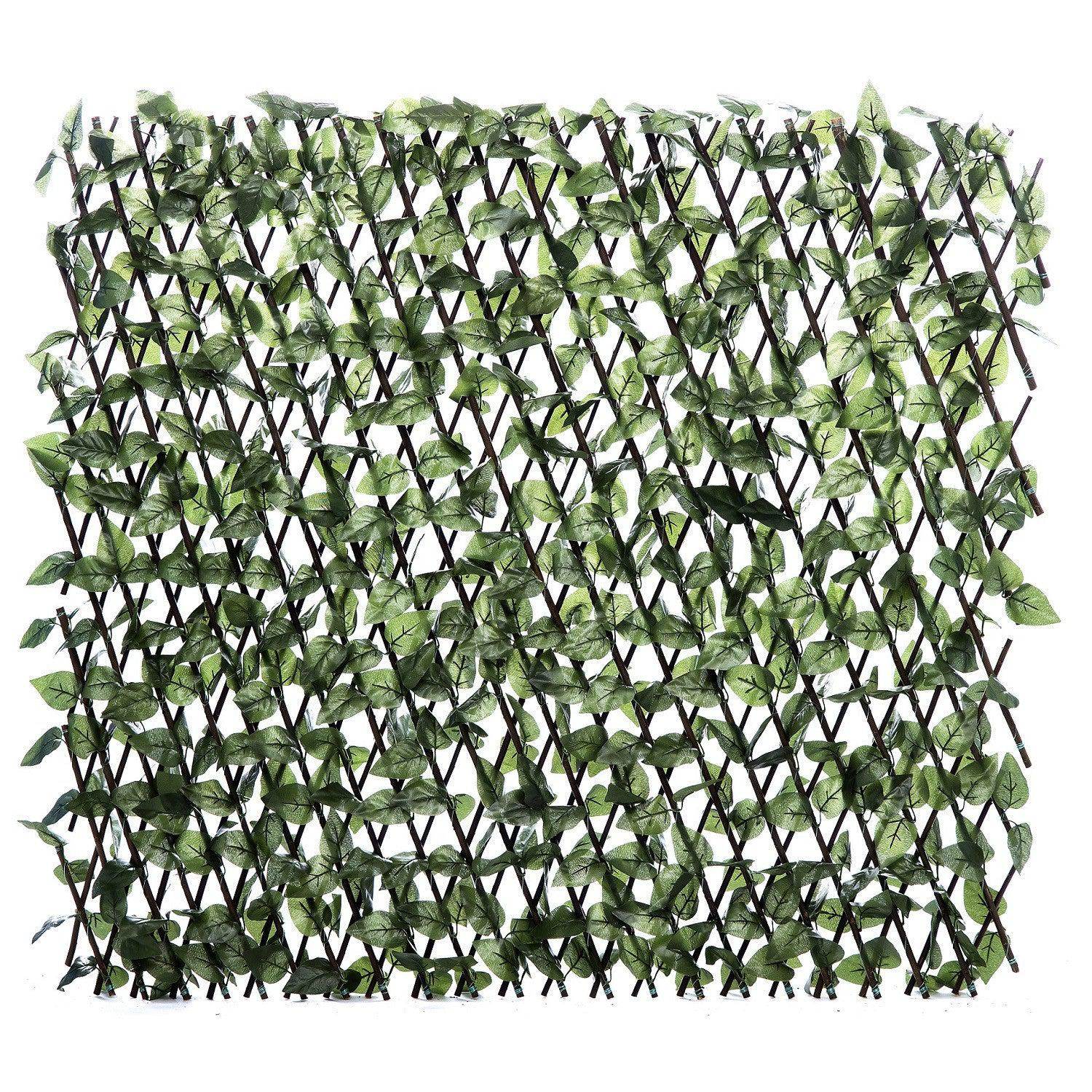 Valla Artificial Pared Laurel - Hobby Market