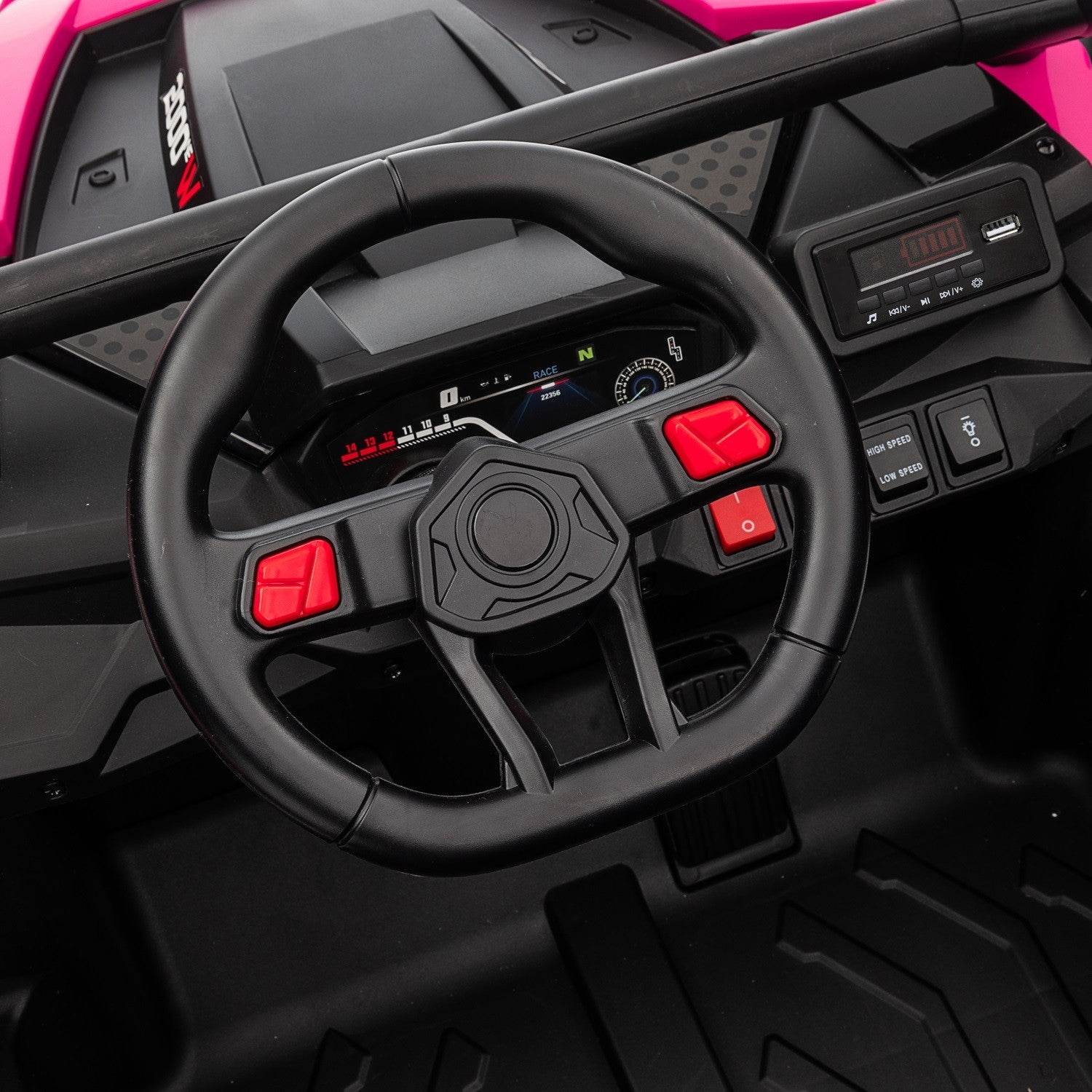 Buggy Infantil Rosa 24V 4x4 - Hobby Market