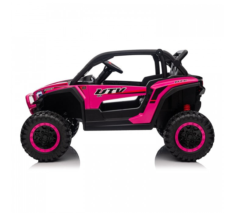 Buggy Infantil Rosa 24v 4x4-Vehículos 24v-Vehículos Doble Asiento 12v - 24v-HBXM639R-Hobby Market