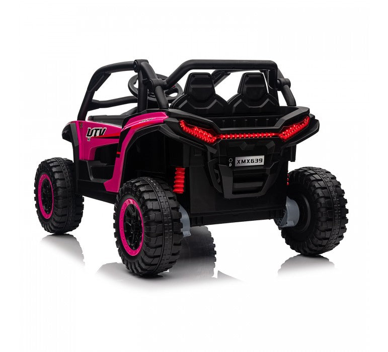 Buggy Infantil Rosa 24v 4x4-Vehículos 24v-Vehículos Doble Asiento 12v - 24v-HBXM639R-Hobby Market