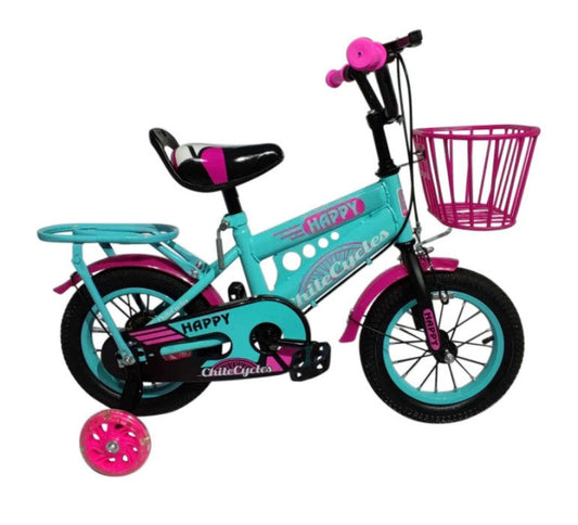 Bicicleta Infantil Turquesa - Aro 12-Bicicletas Con Rueditas-Bicicleta-HMBB01-Hobby Market