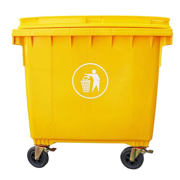 Contenedor de Basura 1100 Lts Amarillo
