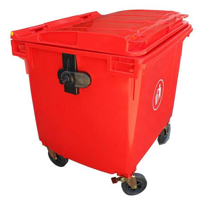 Contenedor de Basura 1100 Lts Rojo - Hobby Market
