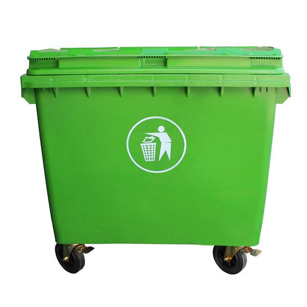 Contenedor de Basura 1100 Lts Verde