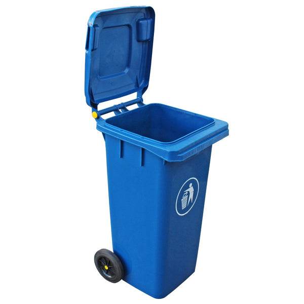 Contenedor de Basura 120 Lts Azul - Hobby Market