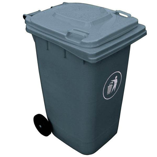 Contenedor de Basura 240 Lts Gris - Hobby Market
