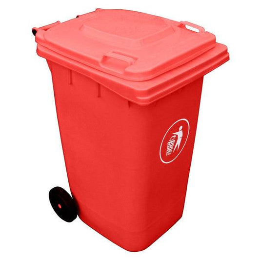 Contenedor de Basura 240 Lts Rojo - Hobby Market