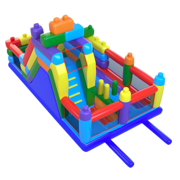 Juego Inflable Funland 8x4m-HBIL62-Juegos Inflables Castillos y Toboganes-Hobby Market