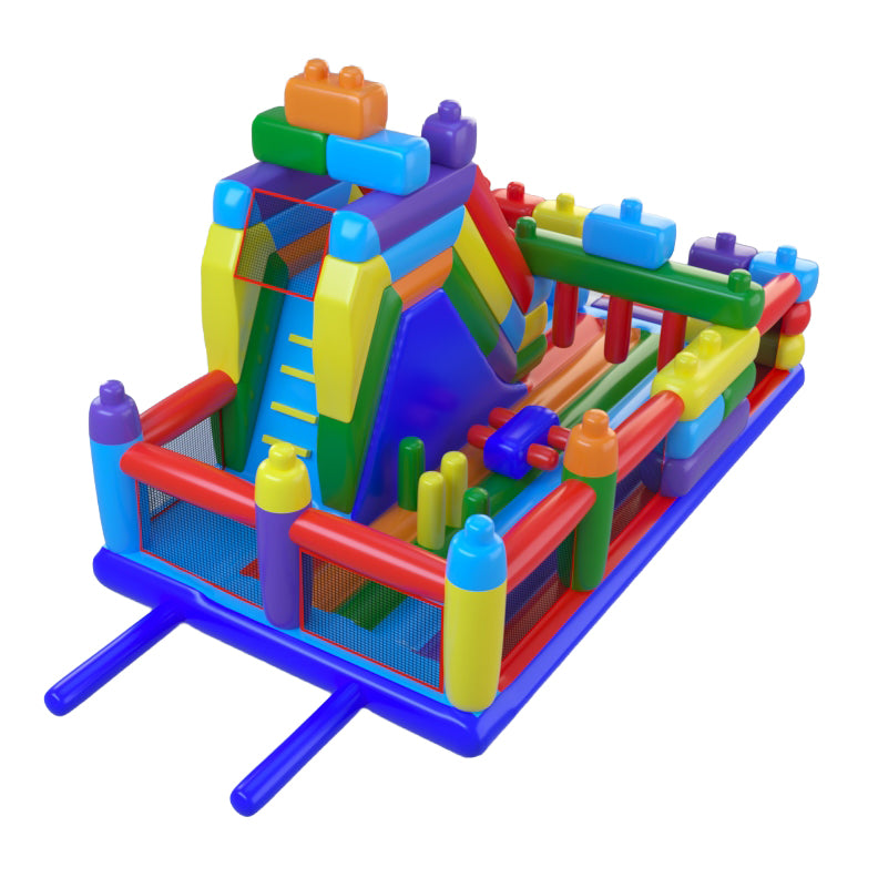 Juego Inflable Funland 8x4m-HBIL62-Juegos Inflables Castillos y Toboganes-Hobby Market