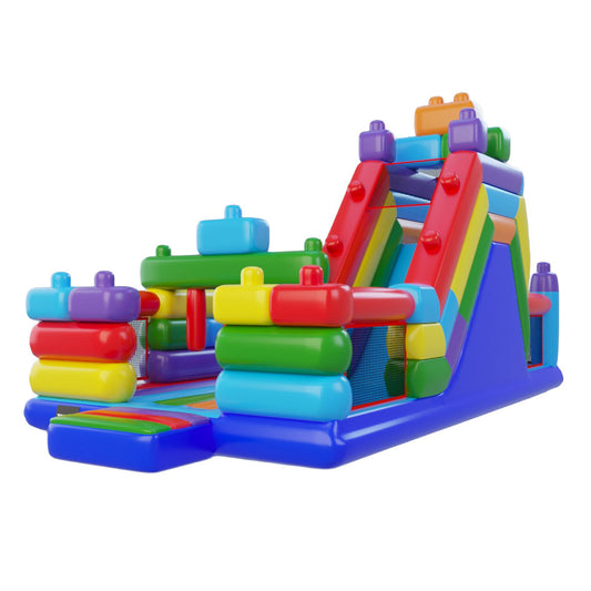 Juego Inflable Funland 8x4m-HBIL62-Juegos Inflables Castillos y Toboganes-Hobby Market
