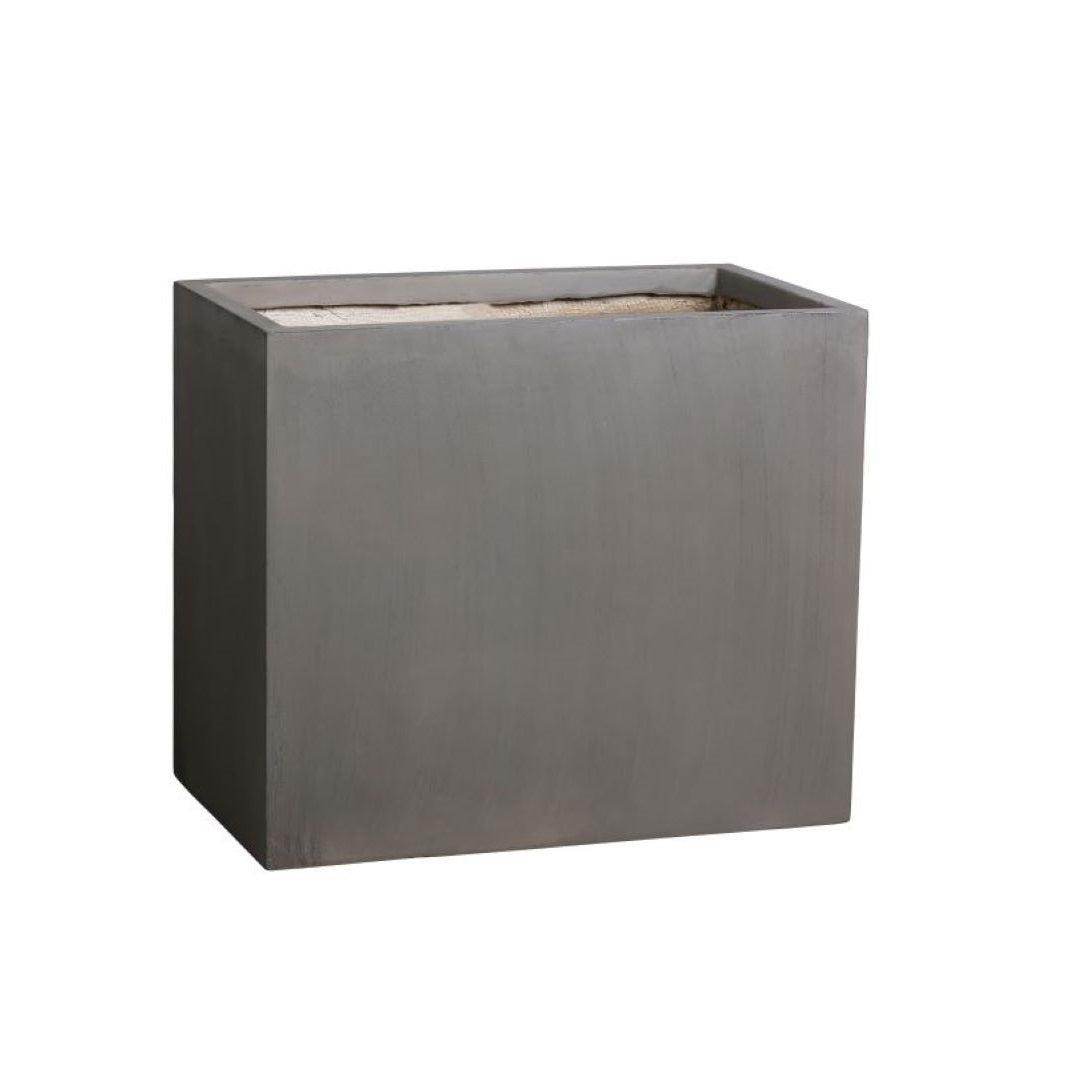 Macetero Rectangular Boldo Fibra de Arcilla 70 cm - Garden Market