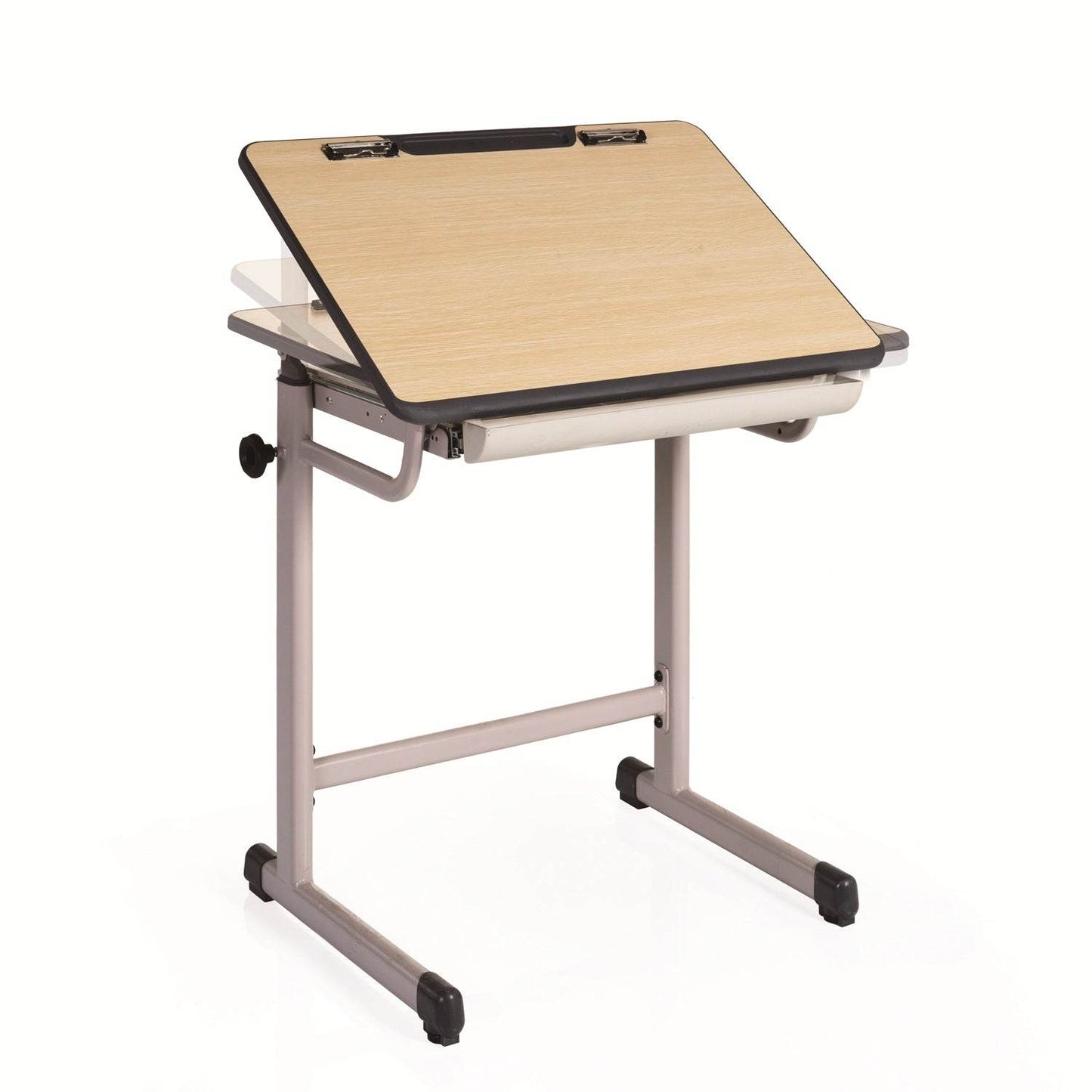 Mesa Arte Regulable Doble Capa Melamina-Pupitres-YCY-108-Mobiliario Escolar-Hobby Market