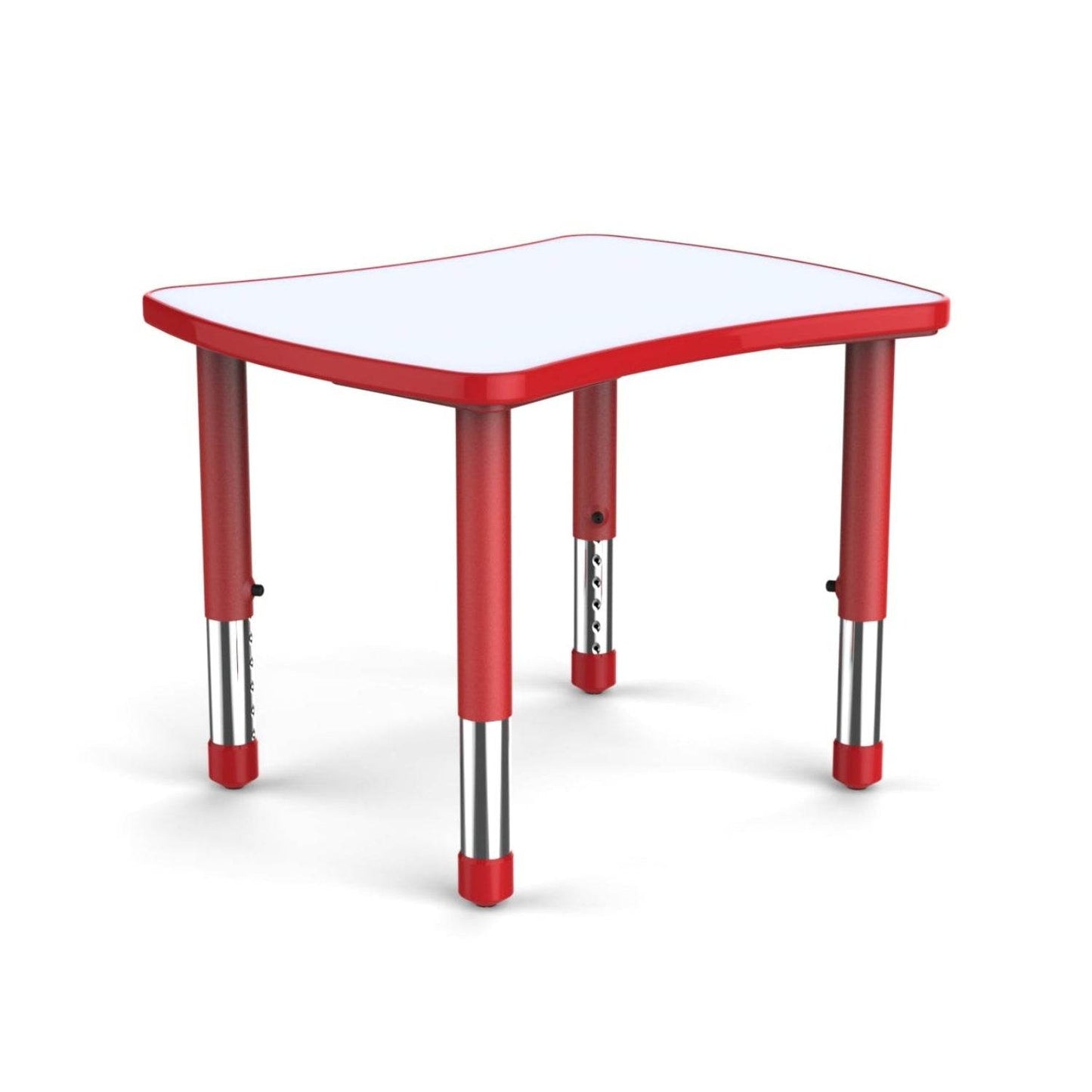 Mesa Colaborativa Ondas Doble-Mesas Escolares-YCY-098_ROJO-Mobiliario Escolar-Hobby Market