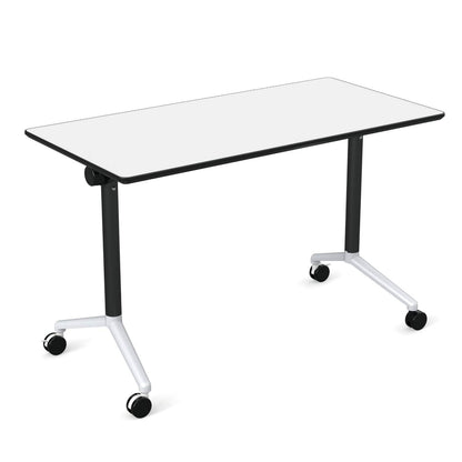 Mesa Rectangular Doble Capa Melamina con Ruedas-Pupitres-YCY-21036-Mobiliario Escolar-Hobby Market