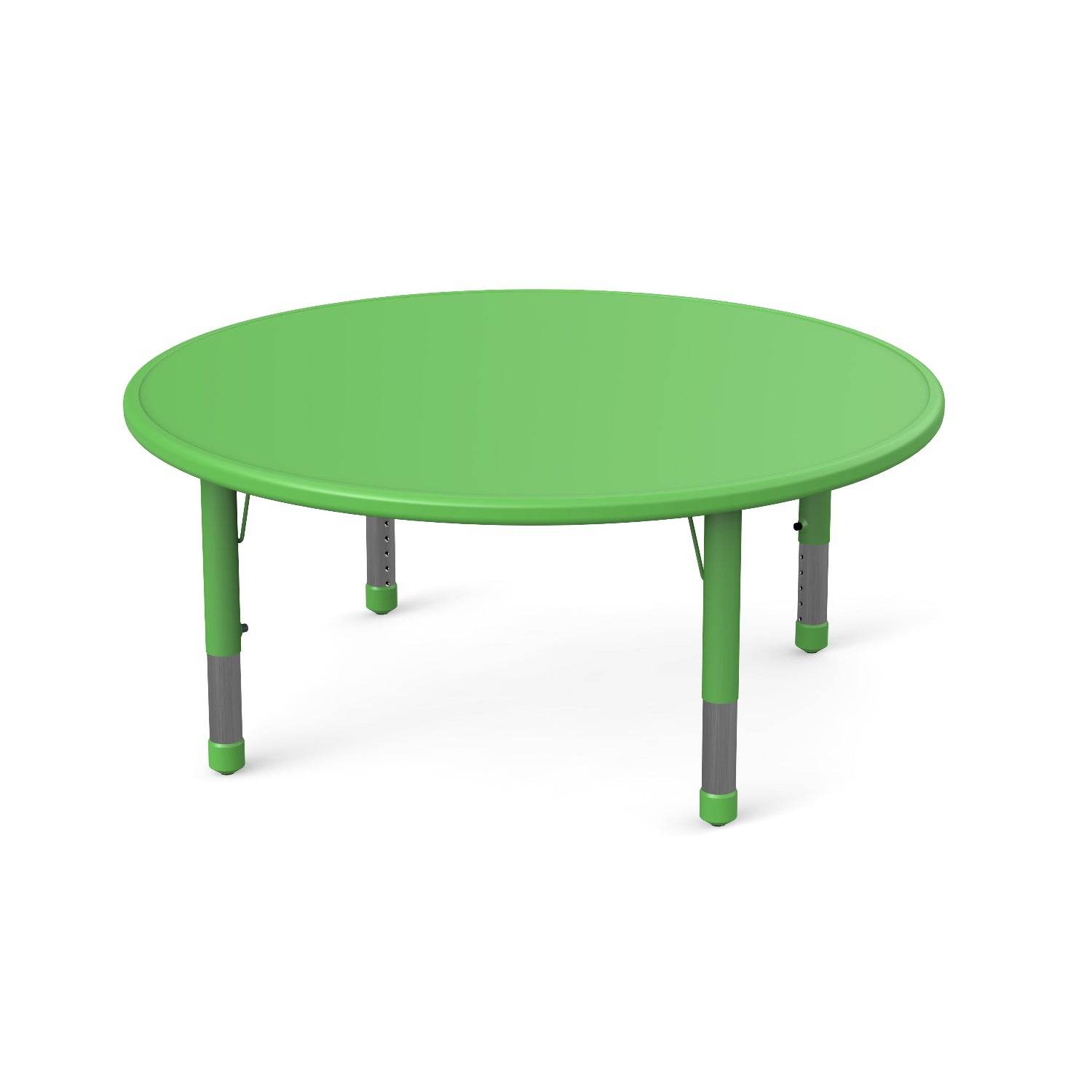 Mesa Redonda Polipropileno Reforzada-Mesas Escolares-YCY-004-2_VERDE-Mobiliario Escolar-Hobby Market