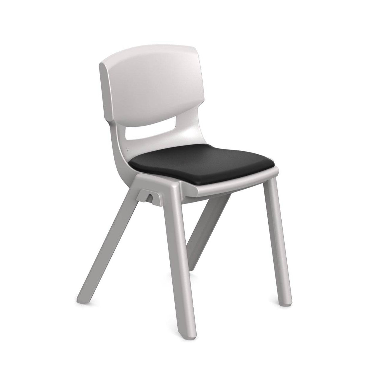 Silla Adulto/Profesor Polipropileno Acolchada-Sillas Media y Adultos-YCX-407D_GRIS-Mobiliario Escolar-Hobby Market