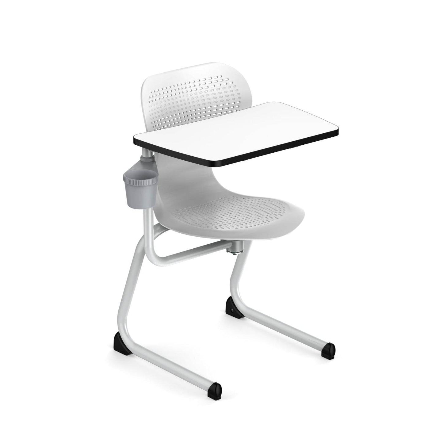 Silla Universitaria Polipropileno Reforzada Diestro/Zurdo-Sillas Universitarias-YCX-330_GRIS-Mobiliario Escolar-Hobby Market