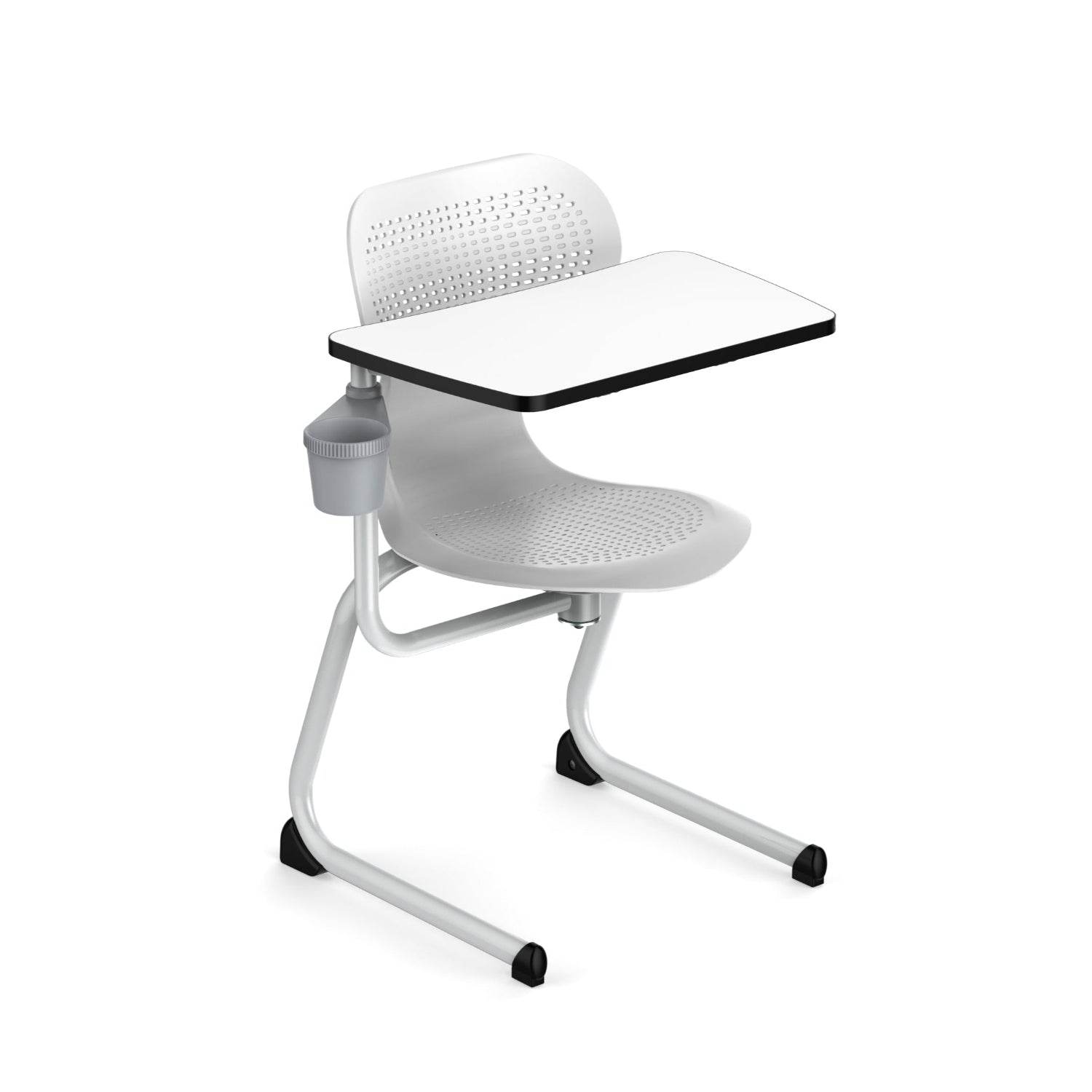 Silla Universitaria Polipropileno Reforzada Diestro/Zurdo-Sillas Universitarias-YCX-330_GRIS-Mobiliario Escolar-Hobby Market
