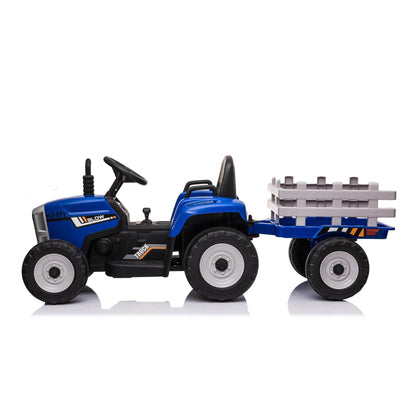 Tractor Infantil 12V Azul - Hobby Market