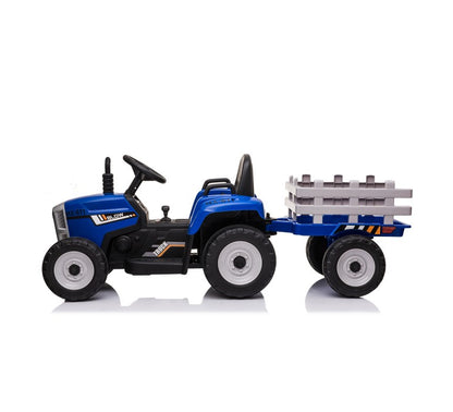 Tractor Infantil 12V Azul-Vehículos 12v-Vehículos Doble Asiento 12v - 24v-HB611B-Hobby Market