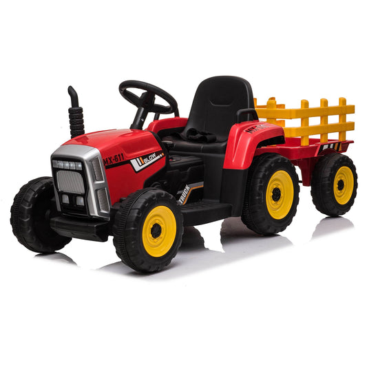 Tractor Infantil 12V ROJO - Hobby Market