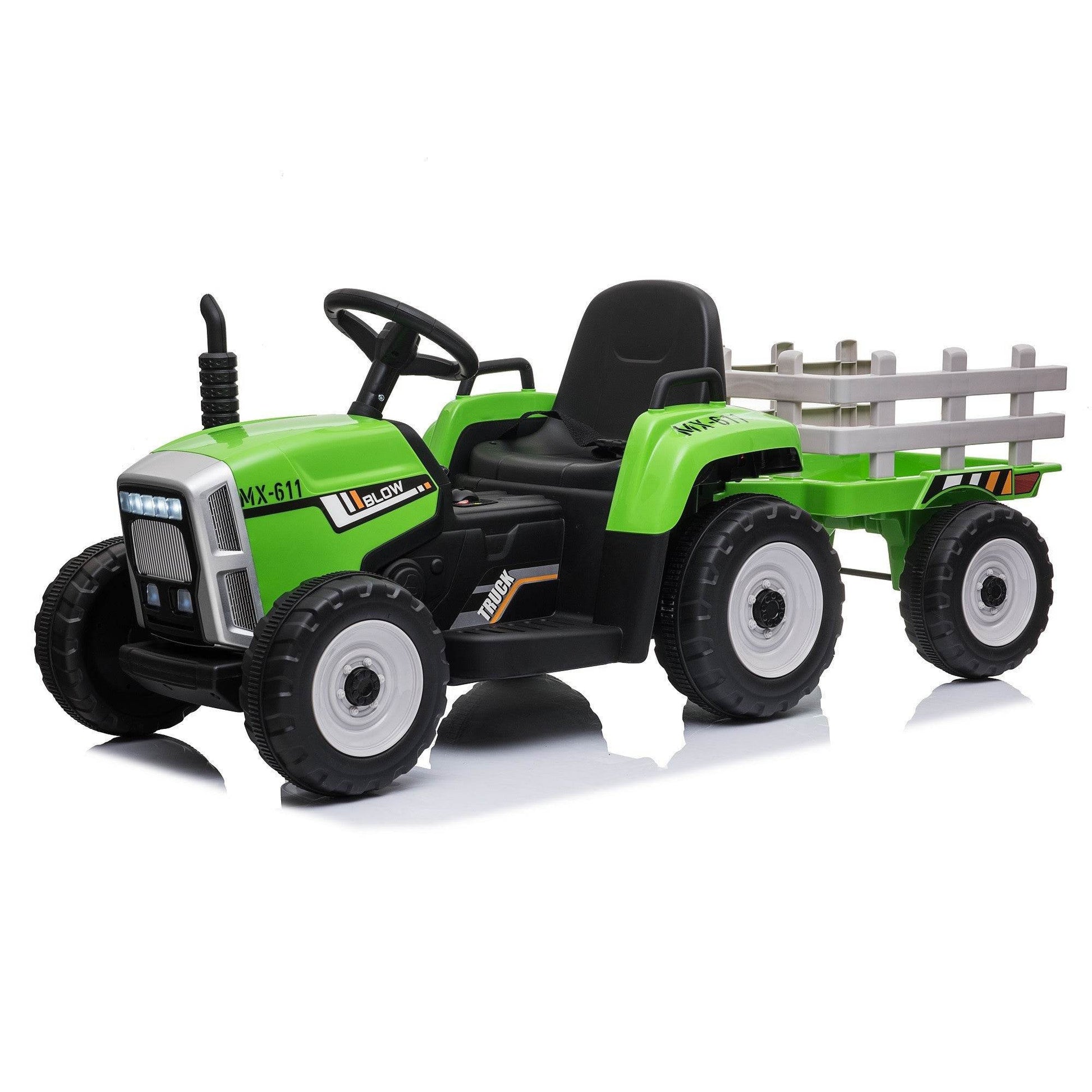 Tractor Infantil 12V Verde - Hobby Market