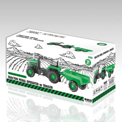 Tractor y Carro Verde - Hobby Market