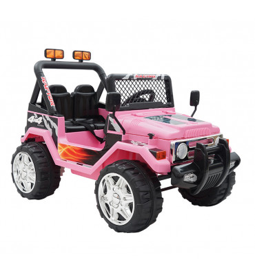 JEEP DOBLE ASIENTO ROSA